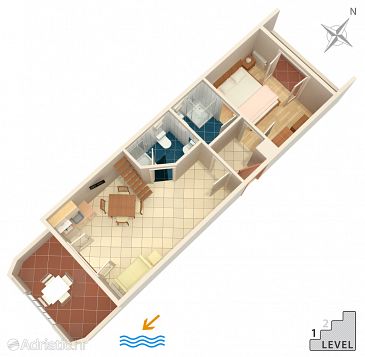 Plan Banjol, Plan u smještaju tipa apartment, dopusteni kucni ljubimci.