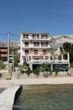 Property - Rooms 3305 Property Metajna (Pag) - Accommodation 3305 - Rooms near sea with pebble beach.