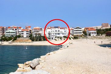 Property - Apartments and Rooms 3313 Property Vidalići (Pag) - Accommodation 3313 - Apartments and Rooms near sea with pebble beach.