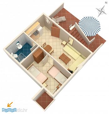 Apartment A-3321-c - Apartments Košljun (Pag) - 3321