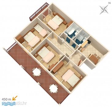 Apartment A-368-a - Apartments Biograd na Moru (Biograd) - 368