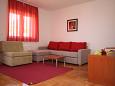 Living room Makarska, Living room u smještaju tipa apartment, dostupna klima i WIFI.
