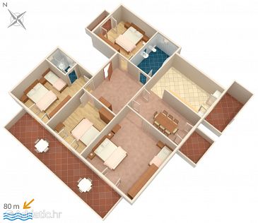 Apartment A-4068-a - Apartments Novalja (Pag) - 4068
