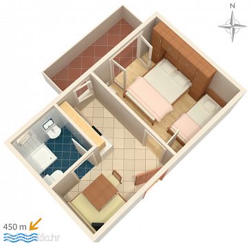 Apartment A-4097-b - Apartments Novalja (Pag) - 4097