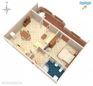 Apartment A-4119-c - Apartments Pag (Pag) - 4119