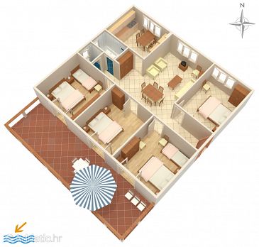 Apartment A-4190-a - Apartments Bilo (Primošten) - 4190