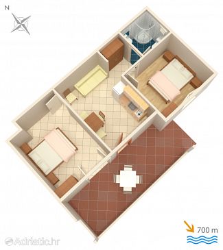 Apartment A-420-b - Apartments Krk (Krk) - 420