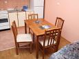 Dining room Vodice, Dining room u smještaju tipa apartment, WIFI.