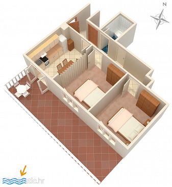 Apartment A-4453-b - Apartments Zavalatica (Korčula) - 4453