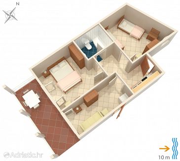Apartment A-4461-a - Apartments Zavalatica (Korčula) - 4461