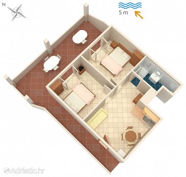 Apartment A-4568-a - Apartments Luka Dubrava (Pelješac) - 4568