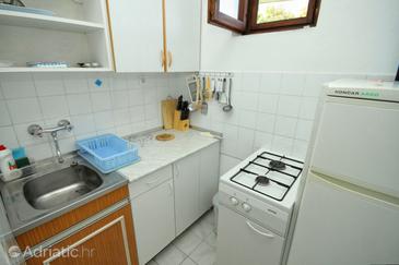 Kitchen Uvala Zaraće, Kitchen u smještaju tipa apartment, dopusteni kucni ljubimci i WIFI.