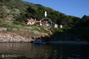 Property - Vacation Rentals 4617 Property Uvala Divja (Hvar) - Accommodation 4617 - Vacation Rentals near sea with pebble beach.