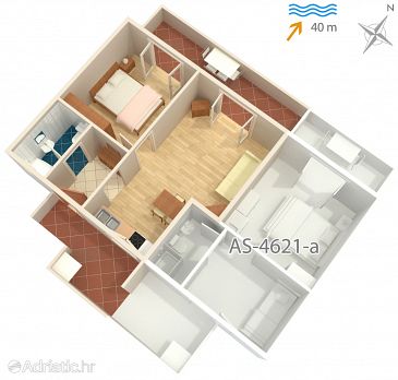 Apartment A-4621-a - Apartments Jelsa (Hvar) - 4621