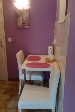 Dining room Jelsa, Dining room u smještaju tipa studio-apartment, dopusteni kucni ljubimci i WIFI.