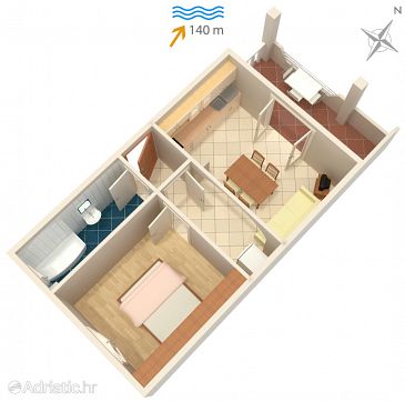 Apartment A-4648-b - Apartments Mastrinka (Čiovo) - 4648