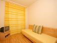 Living room Omiš, Living room u smještaju tipa studio-apartment, dopusteni kucni ljubimci i WIFI.
