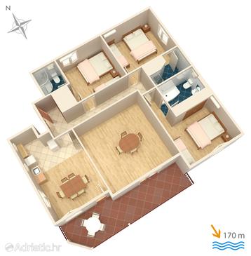 Apartment A-4664-a - Apartments Duće (Omiš) - 4664