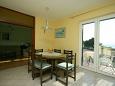 Dining room Podgora, Dining room u smještaju tipa apartment, WIFI.