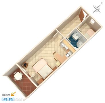 Apartment A-4815-c - Apartments Pisak (Omiš) - 4815