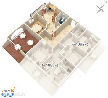 Apartment A-4882-d - Apartments Grebaštica (Šibenik) - 4882