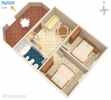 Apartment A-4918-a - Apartments and Rooms Pomena (Mljet) - 4918
