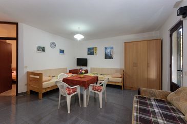 Living room Supetarska Draga - Gonar, Living room u smještaju tipa apartment, dostupna klima i WIFI.