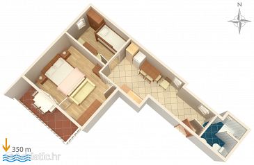 Apartment A-5011-b - Apartments Palit (Rab) - 5011