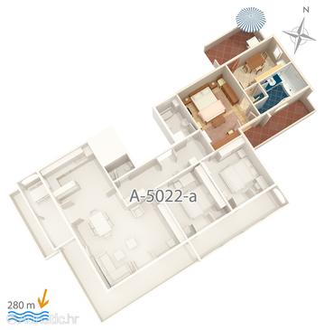 Apartment A-5022-b - Apartments Banjol (Rab) - 5022