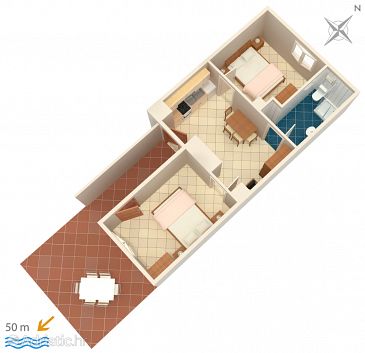 Apartment A-5057-b - Apartments Jezera (Murter) - 5057
