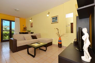 Living room Slatine, Living room u smještaju tipa apartment, dostupna klima i WIFI.