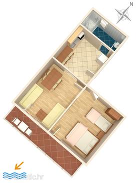 Apartment A-5198-b - Apartments Gradac (Makarska) - 5198