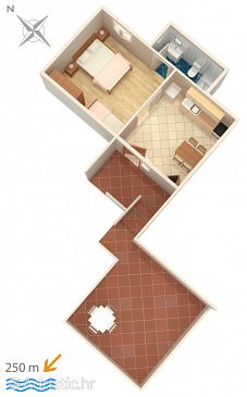 Apartment A-527-d - Apartments Metajna (Pag) - 527
