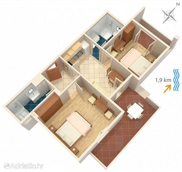 Apartment A-5288-a - Apartments Sveti Anton (Krk) - 5288