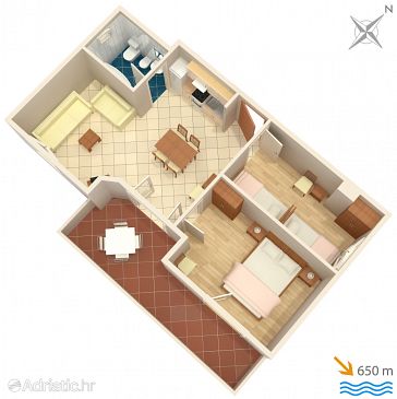 Apartment A-5337-d - Apartments Baška (Krk) - 5337