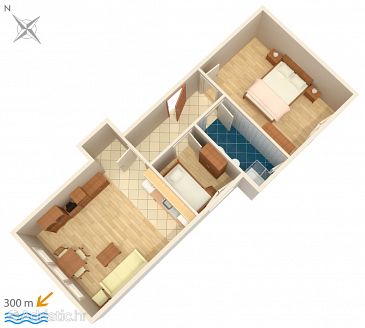 Apartment A-5343-b - Apartments Punat (Krk) - 5343