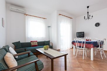 Living room Punat, Living room u smještaju tipa apartment, dostupna klima i WIFI.
