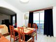Dining room Prigradica, Dining room u smještaju tipa apartment, WIFI.
