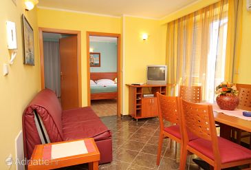 Living room Baška, Living room u smještaju tipa apartment, dopusteni kucni ljubimci.