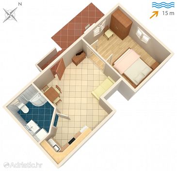 Apartment A-549-a - Apartments Korčula (Korčula) - 549