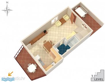 Apartment A-5535-a - Apartments Duga Luka (Prtlog) (Labin) - 5535