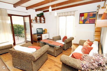 Living room Klenovica, Living room u smještaju tipa apartment, WIFI.