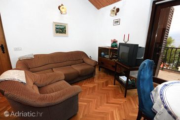 Living room Splitska, Living room u smještaju tipa apartment, dopusteni kucni ljubimci i WIFI.