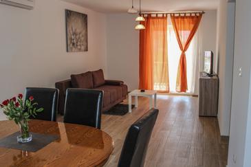 Living room Biograd na Moru, Living room u smještaju tipa apartment, dostupna klima, dopusteni kucni ljubimci i WIFI.
