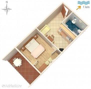Apartment A-6258-b - Apartments Sabunike (Zadar) - 6258
