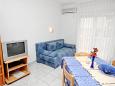 Dnevna soba Vodice, Dnevna soba v nastanitvi vrste apartment, dostupna klima i WIFI.