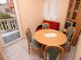 Dining room Novalja, Dining room u smještaju tipa apartment, dostupna klima.