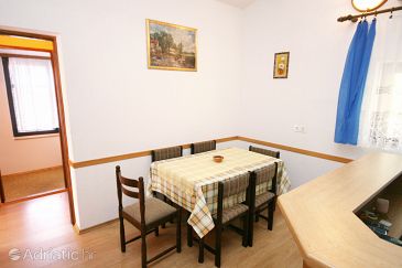 Dining room Mandre, Dining room u smještaju tipa apartment, dostupna klima i dopusteni kucni ljubimci.
