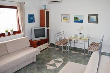 Living room Maslenica, Living room u smještaju tipa apartment, dostupna klima i WIFI.