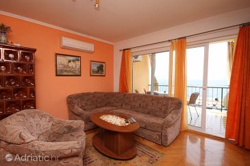Living room Podgora, Living room u smještaju tipa apartment, dostupna klima i WIFI.